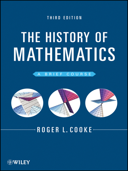 Title details for The History of Mathematics by Roger L. Cooke - Available